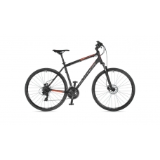 Велосипед AUTHOR (2021) Horizon 28",  колір-чорний неоново помаранчевий) // чорний